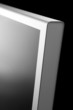 Closeup of a flat TV screen