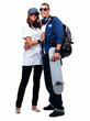 Photo: Full length of happy young couple standing together Full length of happy young couple standing together