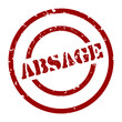 stempel absage