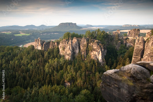 Abendstimmung in der Sächsischen Schweiz