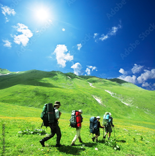 Photo: People in hike People in hike