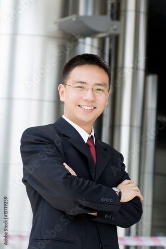 Photo: Good looking asian business man Good looking asian business man