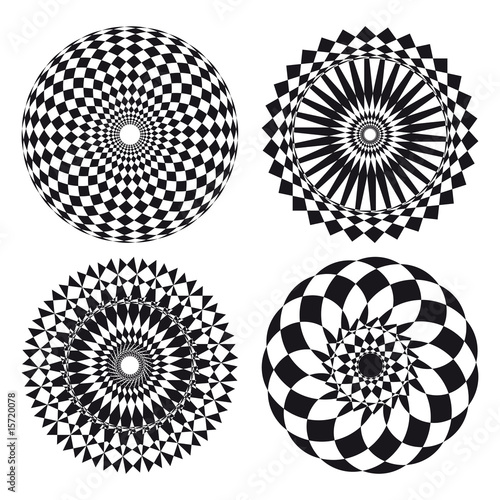 Vector: Spirograph ornament tattoo Spirograph ornament tattoo