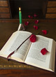Foto: book candle light book candle light