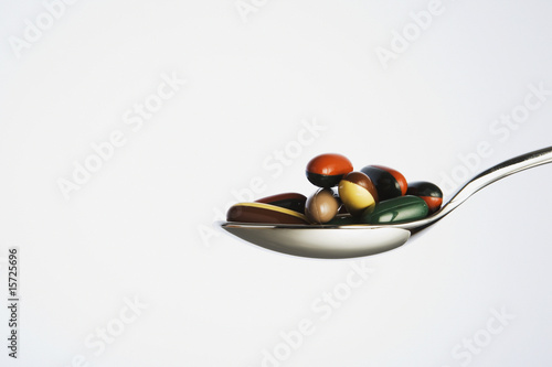 Photo: Spoonful of pills Spoonful of pills