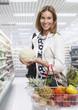 Woman grocery shopping