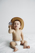 Baby in sheriff outfit