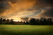 Cascina al tramonto