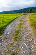 Rural road in alps
