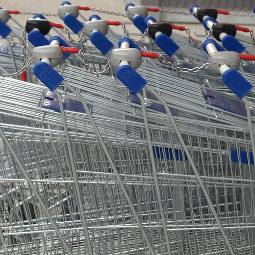 Photo: Shopping carts Shopping carts