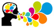 abstract speaker silhouette