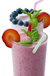 Smoothie made with strawberries