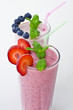 Smoothie made with strawberries