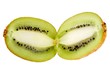 Fresh kiwi isolated on white background