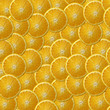 Orange slices background