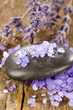 spa stones with lavender spa stones with lavender