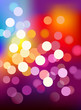 Multi color defocus light background