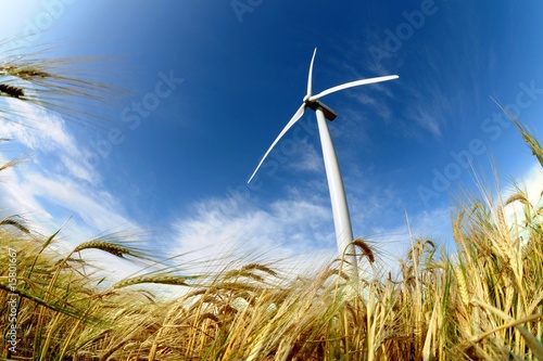 Photo: Wind turbine - renewable energy source Wind turbine - renewable energy source