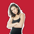 femme et énervement