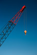 crane and hook on the blue sky crane and hook on the blue sky