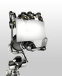 main robot carte de visite main robot carte de visite