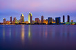 Photo en ligne au meilleur prix San Diego skyline at night
