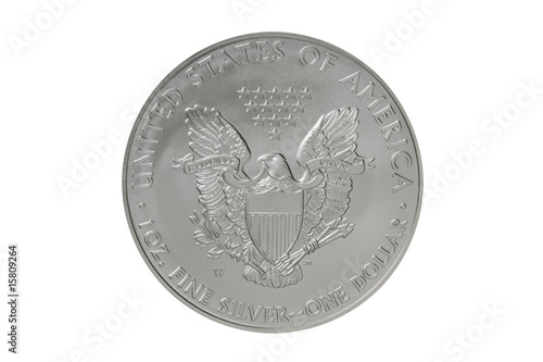 Photo: American Silver Eagle Coin, reverse American Silver Eagle Coin, reverse