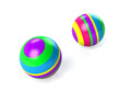 Children's colored ball isolated on white background Children's colored ball isolated on white background