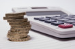 Coins and calculator