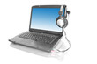 home laptop with stereo headset home laptop with stereo headset