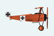 Fokker DRI Seitenansicht Fokker DRI Seitenansicht