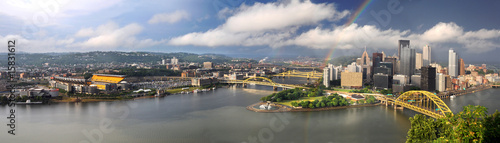 Photo: Panoramic View of the City of Pittsburgh Panoramic View of the City of Pittsburgh