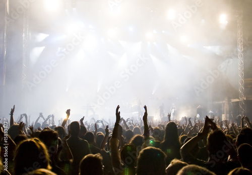 Photo: Crowd at concert Crowd at concert