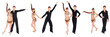Boy and girl dancing ballroom dance Boy and girl dancing ballroom dance