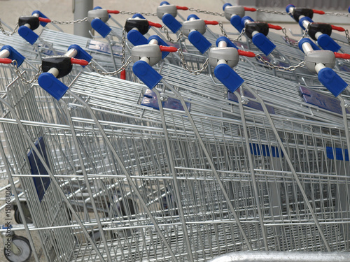 Photo: Shopping carts Shopping carts