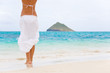 sarong white