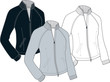 women's fashion tops vector sketches