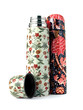 containers, floral print thermoses
