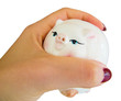 Hand with piggy moneybox