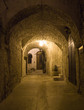 Alley by night. Giovinazzo. Alley by night. Giovinazzo.