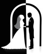 Wedding arch.