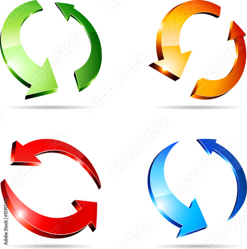 Vector: 3d arrows 3d arrows