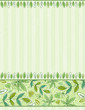 hand draw  leafs on grunge green background