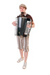 Cool musician with concertina Cool musician with concertina
