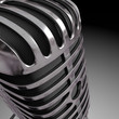 Close of classic microphone.