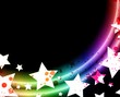 arc-en-ciel d'etoiles