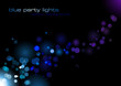 blue defocused lights