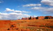 Landscape of the Desert Area of Monument Valley USA