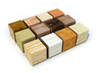 bloc de bois 3D