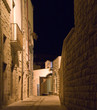 Alley by night. Molfetta. Alley by night. Molfetta.
